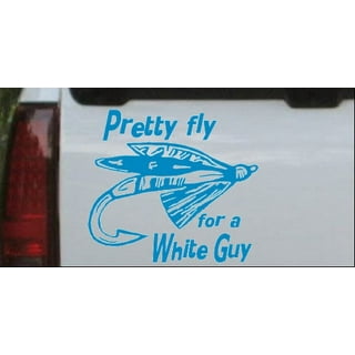 Window Sticker Fisherman Truck Fly Guy Fishing Outdoor Vinyl Car