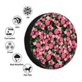 thumbnail image 4 of Naloa Trendy Floral PVC Leather Spare Tire Wheel Cover for Car Truck SUV Camper Trailer Universal Fit many size17 inch, 4 of 6