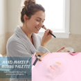 thumbnail image 5 of Palette de Mélange de Maquillage en Acrylique, Palettes de Fond de Teint Cosmétiques Transparentes, Palette de Maquillage avec Spatule pour Salon, Fond de Teint, Ombre à Paupières, Rouges à Lèvres, Art des Ongles, Mélange de Pigments Professionnel, 5 of 5