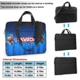 thumbnail image 2 of Zufioo Roblox Sac pour Ordinateur Portable, Sac à Bandoulière à Fermeture à Glissière Sac Messager Mallette, Adapté pour École, Travail, Voyage, 2 of 9