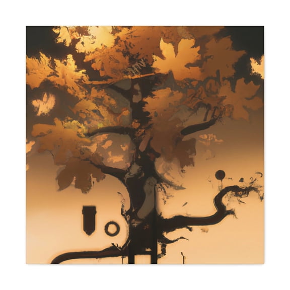 Maple Tree Steampunk - Canvas