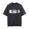 thumbnail image 2 of Hanagaki Takedo T-shirt Tokyo swastika T-shirt washed crew neck men's and women's retro summer short sleeves, 2 of 7
