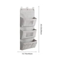 thumbnail image 2 of PUSPU Over-the-Door Hanging Storage Bag, Multi-Pocket Organizer for Underwear, Socks & Accessories, 2 of 6