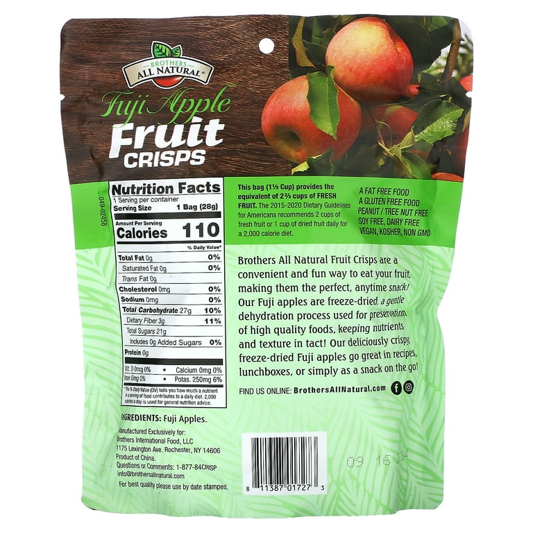 Brothers-All-Natural Freeze Dried Sliced Fruit, Fruit Crisps