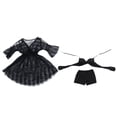 thumbnail image 3 of AURARMLET Women's 3-Piece Black Swimwear Set, Polyester Fiber, , Perfect for Pool Parties and Beach Days, 3 of 6