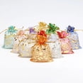 thumbnail image 3 of Bolsas de Organza con cordón, embalaje de joyería, boda, tul, dulces, 50 Uds., 3 of 4