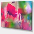 thumbnail image 2 of Close Up View of Red Poppy Flowers - Floral Canvas Art Print, 2 of 3
