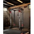 thumbnail image 2 of Gaderth Power Cage With Cable Crossover System, 2000 LBS Power Rack With LAT Pulldown and Pulley System, Multi-Function Squat Rack Home Gym With Pull Up Bar for Strength Training, 2 of 8