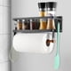 thumbnail image 1 of Estante Organizador Magnético para Especias, Especiero Cocina con Soporte Toallas de Papel, Pared 2 Ganchos Extraíbles, Iman, Refrigerador, Repisas, 1 of 6