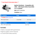 thumbnail image 2 of Ignition Distributor - Compatible with 1990 - 1992 Toyota Celica Convertible 2.2L 4-Cylinder 1991, 2 of 2