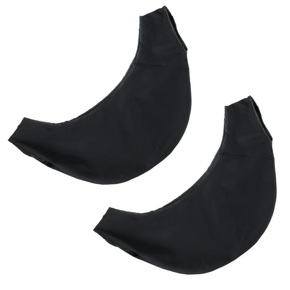 Large Bowling Shammy Seesaw 22" x 14", Washable Bowling Towel See-Saw, Black 2 Pack