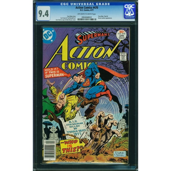 Action Comics #470 - CGC 9.4 Comic Book