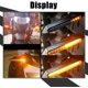 thumbnail image 4 of 4pcs Universal LED Motorcycle Turn Signal Light 12v Waterproof Always Bright Amber Flasher Rear Lights Lamp Accessories, 4 of 5