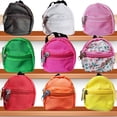 thumbnail image 2 of XIBUFE 2026 New 4Pcs Mini Doll Backpacks Mini Exclusive Diy Doll Accessories Double Zipper Structure Adorable Zipper Backpacks Brown, 2 of 4