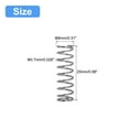 thumbnail image 2 of Compression Spring, 5Pcs 304 Stainless Steel, 8mm OD, 0.7mm Wire, 25mm Length, 2 of 6