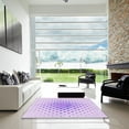 thumbnail image 7 of Ahgly Company Machine Washable Indoor Round Transitional Heliotrope Purple Area Rugs, 7' Round, 7 of 7
