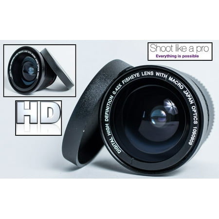 Super Wide HD Fisheye Lens for Olympus Pen E-PL6 E-PL7 OM-D E-M5 E-M10 Mark II (37mm Compatible)