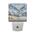 thumbnail image 6 of Yayeee LED Night Light for The Home Plug in With Light Sensors 2 Pack, Winter Mountain, 6 of 6