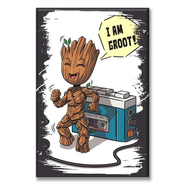 Cuadro Canvas listo para Colgar Pixtreats I Am Groot 60X90 cm