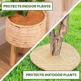 thumbnail image 6 of Envelor 20 pcs Coconut Fibers Mulch Ring 24 Inches Tree Protector Mat Coconut Mulch Cover Natural Coconut Fiber Weed Control Rings, Tree Ring Plant Cover for Indoor Outdoor Plants, Pot, Landscaping, 6 of 15