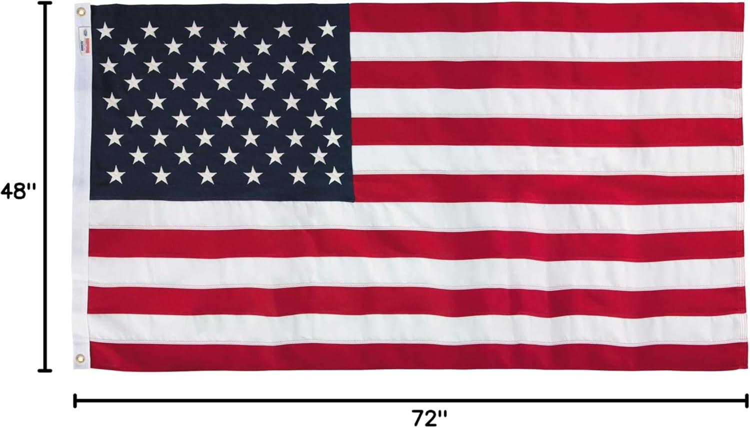 American Flag 4ft x 6ft Valley Forge Koralex II 2-Ply Sewn Polyester