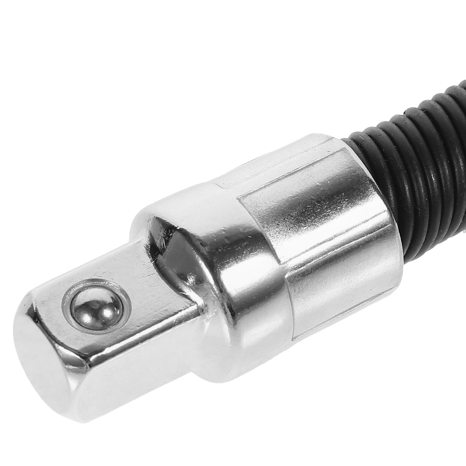 Flexible Socket Extension Set with 1/4 3/8 1/2 Inch Bars for Home Use Made of Steel Black Color