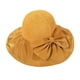 thumbnail image 1 of Sombrero de ala ancha para mujer, sombrero protector de viaje, sombrero de verano, gorra de pesca para Amarillo jengibre, 1 of 9