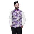 thumbnail image 1 of Atasi Feather Printed Wedding Jackets For Men Nehru Jacket Waist Coat For Wedding & Festive Season-Medium, 1 of 4