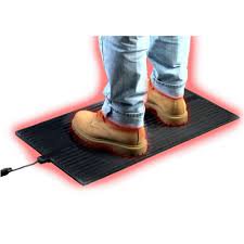 Cozy Products Super Foot Warmer Heated Rubber Floor Mat Space Heater