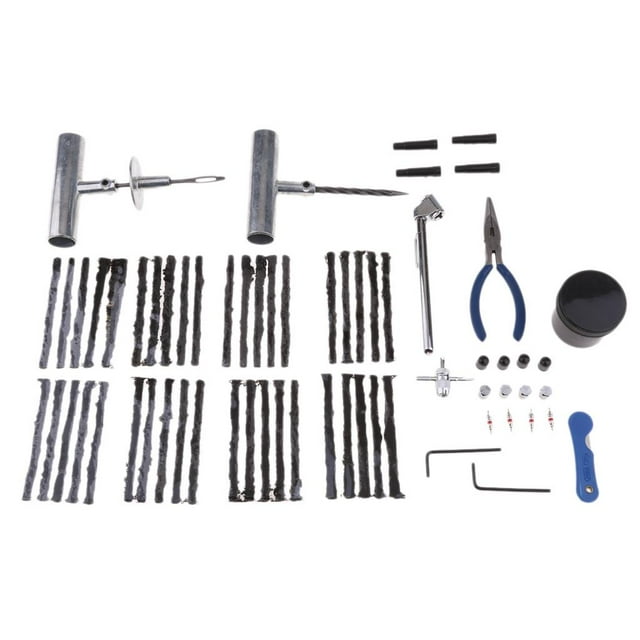 Kit De Reparación De Llantas De 67 Kit De Reparación De Pinchazos Para Trabajo Nuevo Enchufe De Herramientas