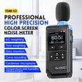 thumbnail image 2 of 30-130dBA SPL Noise Level Meter Decibel Meter Handheld Sound Level Tester, 2 of 7