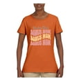 thumbnail image 2 of Wild Bobby, World's Best Bonus Mom Mother's Day Womens Graphic Tee, Orange, Small, 2 of 6
