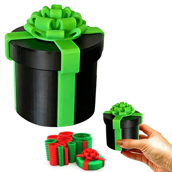 Annoying Gift Box,10 Layer Reusable Prank Gifts Boxes for Cash and Small Surprises,Funny Money Puzzle Boxes for Birthday Christmas White Elephant Party,White Elephant Gifts