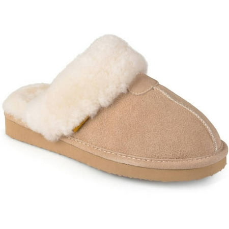 Brumby - Brumby Womens Backless Sheepskin Slipper - Walmart.com ...