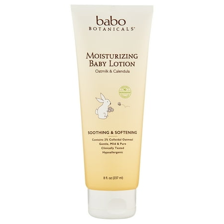 UPC: 0899248002415 | Babo Botanicals Oatmilk Calendula Moisturizing Baby Lotion (8 oz)