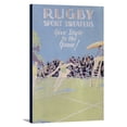 thumbnail image 1 of Rugby Sport Sweaters Vintage Poster England (12x18 Gallery Wrapped Stretched Canvas), 1 of 1