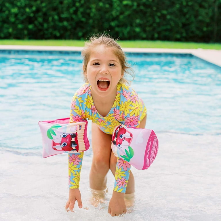 PoolCandy Little Tikes Beach Pink Fabric Arm Floaties LT2726BPK