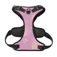 thumbnail image 5 of XMXY No Pull Dog Harness, Pink Note Soul Key Adjustable Reflective Pet Harness with Oxford Vest, Large Size, 5 of 9