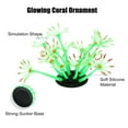 thumbnail image 4 of Unique Bargains Green Aquarium Simulation Coral Sunflower Silicone Fluorescent Fish Tank Landscape Decoration 2"x4", 4 of 7