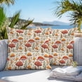 thumbnail image 5 of Outdoor Pillow Covers 18 x 18 Inches, Mushroom Waterproof Throw Pillow Cover Set of 2, Fall Thanksgiving Mushroom Maple Leaf Botanical Decorative Square Cushion Covers for Patio/Tent/Couch/Garden, 5 of 7