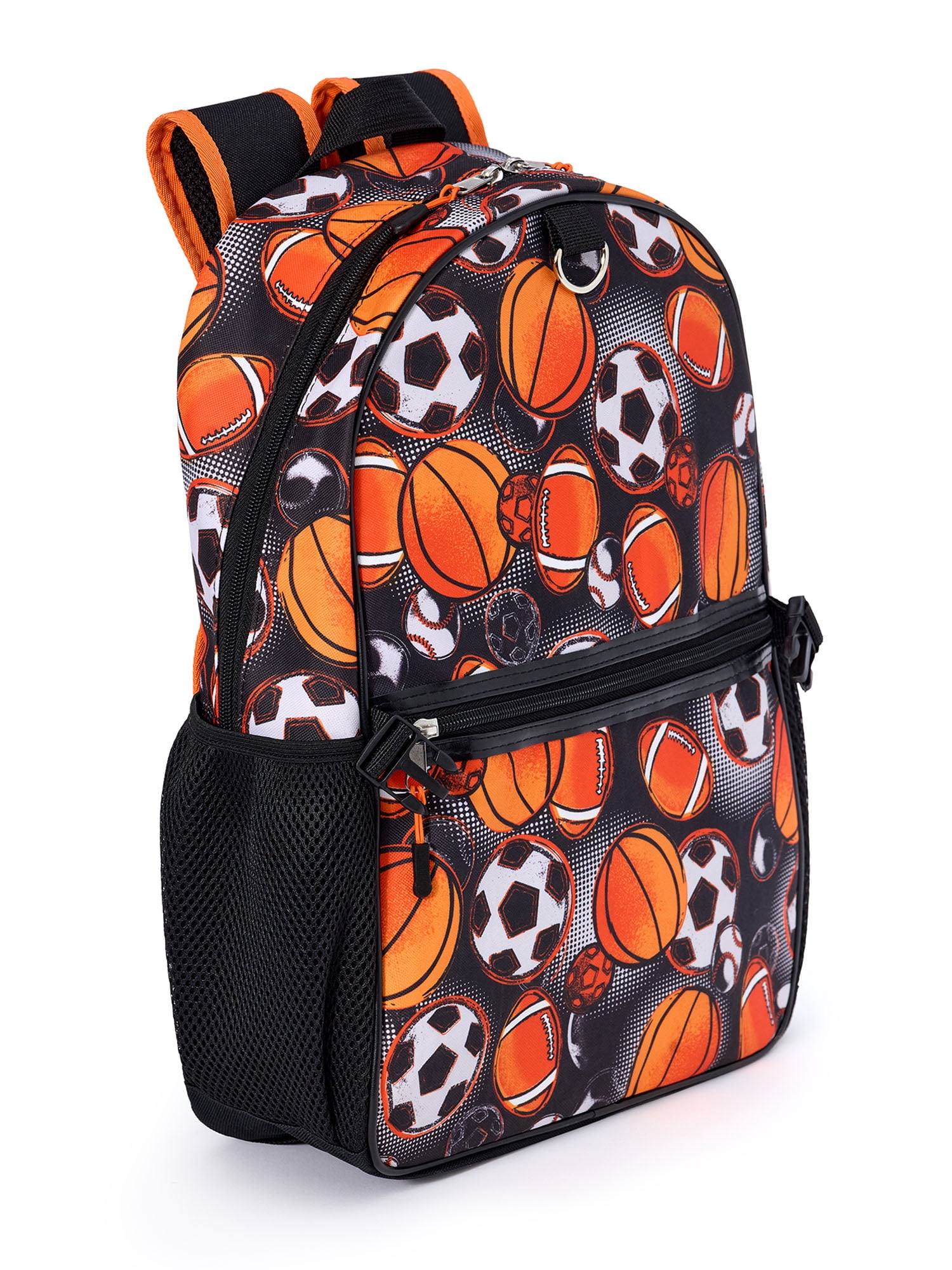 Schoolyard Vibes 17" 3 Piece Backpack Set with Headphones and Kids Lunch Box