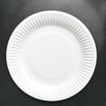 thumbnail image 2 of 10PCS White Disposable Paper Plates for Children's Kindergarten Hand Painting Party Plates, 2 of 6