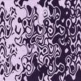 thumbnail image 1 of Ahgly Company Machine Washable Indoor Square Transitional Dark Purple Area Rugs, 4' Square, 1 of 7