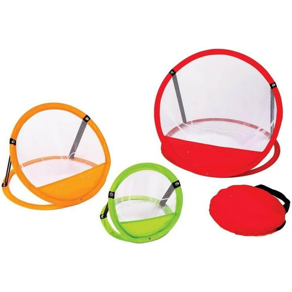 EDTara 3 Pcs Filet d'Entraînement de Golf Cages Cibles de Golf Filet de Golf Portable pour Entraînement de Swing