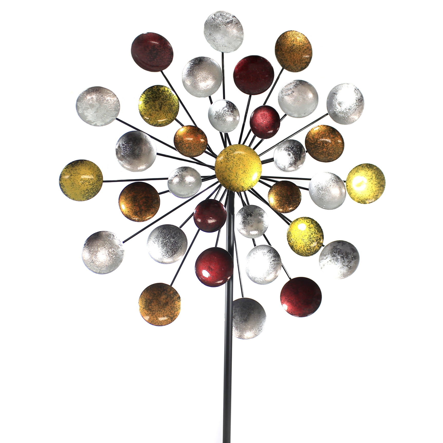 Home & Garden GALAXY WIND SPINNER Metal Yard Decor 10617