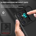 thumbnail image 4 of for Samsung Galaxy S23 FE (Not S23) Case with Slide Camera Cover, [Snug Touch] Hard Back & Soft Edge Matte Phone Case with Kickstand for Samsung Galaxy S23 FE LTT Black, 4 of 9