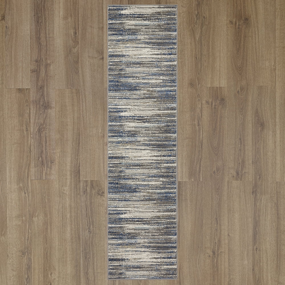 Mohawk Home Orpheus Indoor Woven Area Rug, Grey/Dark Blue, 2'11" x 5'