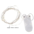 thumbnail image 3 of Miangastore Hanging Fairy Lights Transparent Button Battery 12Pcs 78.7In, 3 of 8