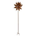 thumbnail image 1 of Alpine Corp NCY354 Rustic Metal 3D Rudbeckia Garden Stake Windmill Spinner, 1 of 3