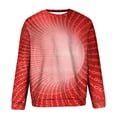 thumbnail image 3 of Pompotops Hommes Décontracté Col Rond Manches Longues Pull Imprimé 3D Chandails en Molleton Blouse en Solde, 3 of 4